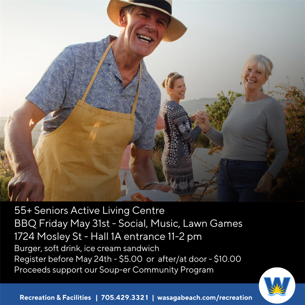55+ Seniors Active Living Centre Community BBQ